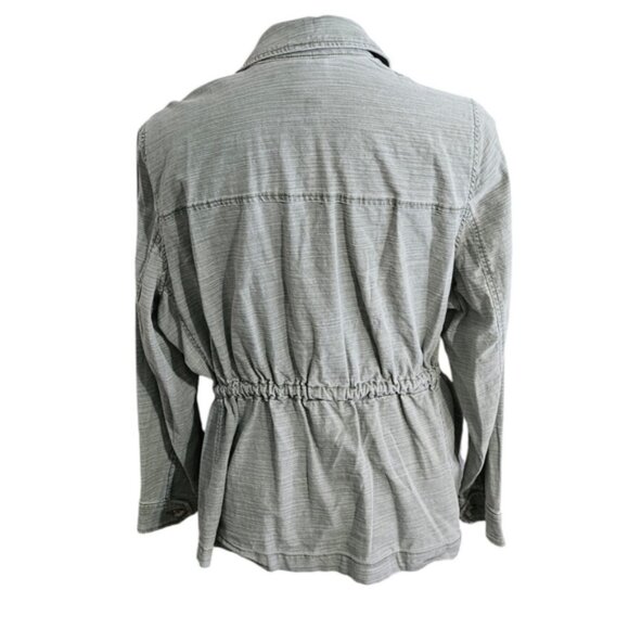 Lane Bryant Cinch Waist Utility Jacket Army Green Size 14 - Picture 5 of 14